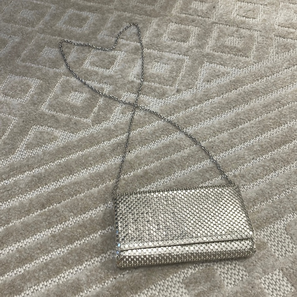 NWOT gold shimmer clutch